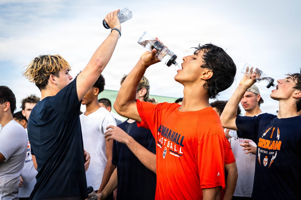 The Connecticut National Guard Hosts Annual Football Camp