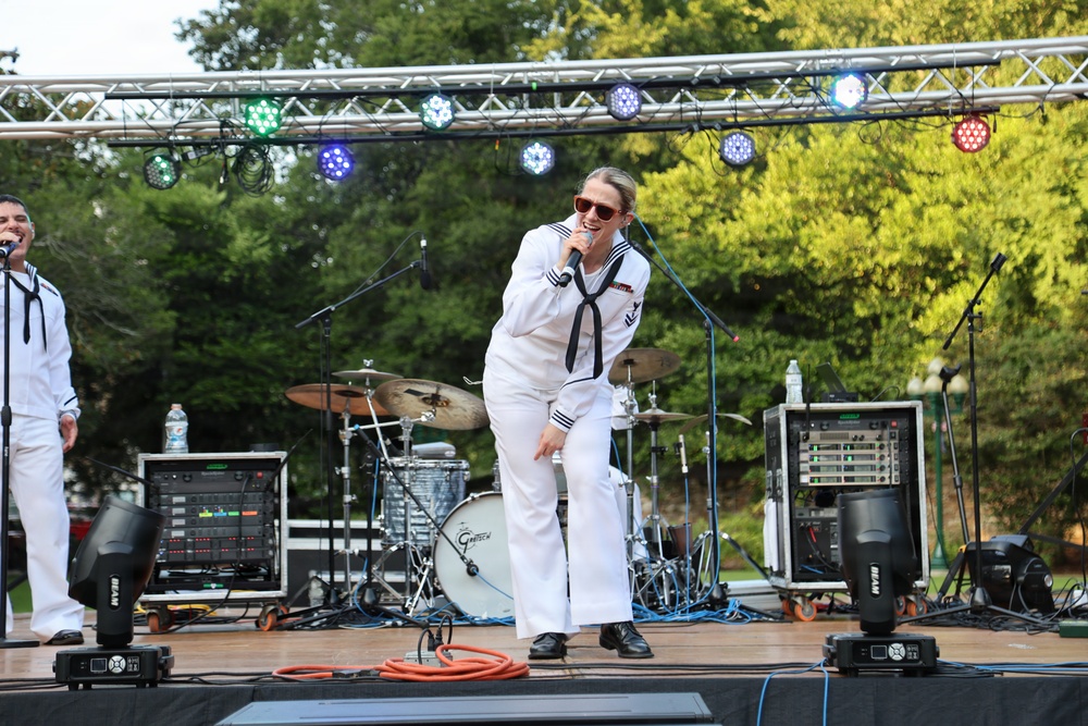 Horizon from Navy Band Great Lakes Performs in Hot Springs