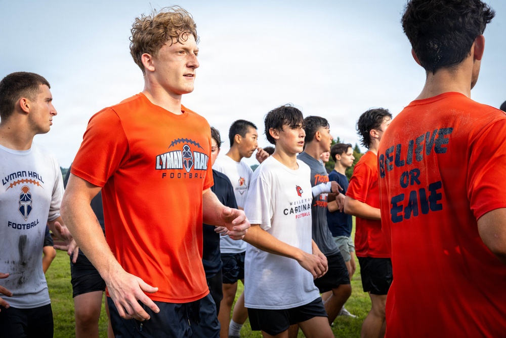 The Connecticut National Guard Hosts Annual Football Camp