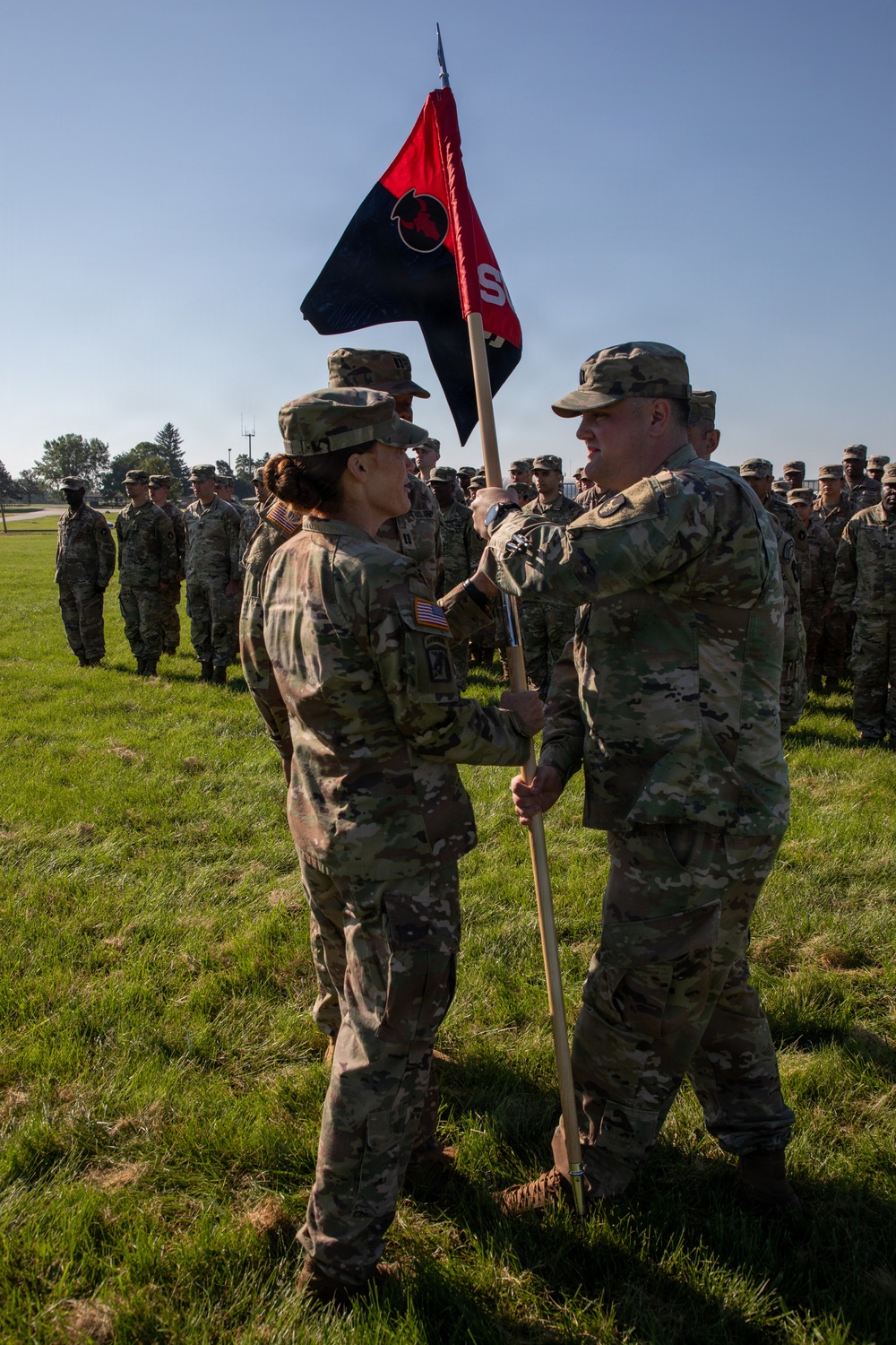 Illinois Army National Guard's 34th IDSB HHC Changes Command