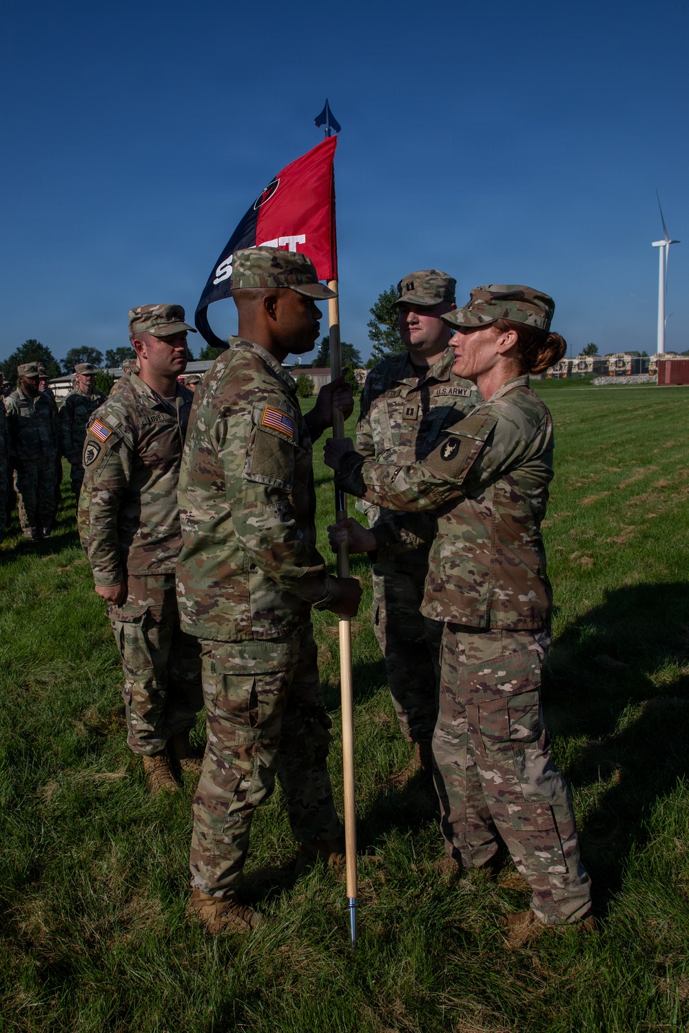 Illinois Army National Guard's 34th IDSB HHC Changes Command