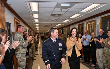 CSO Saltzman clap out