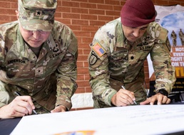 Senior leaders sign suicide prevention pledge