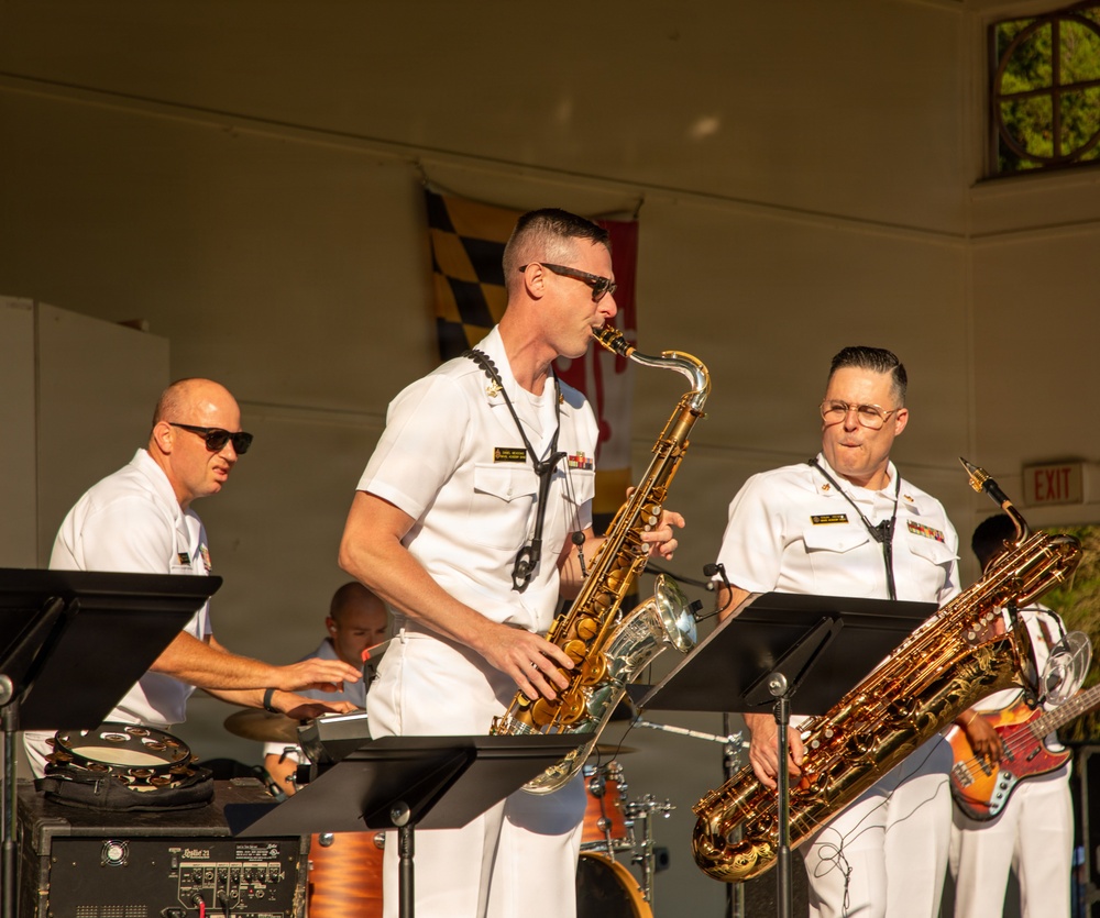 U.S. Naval Academy Band Performs in Quiet Waters Park