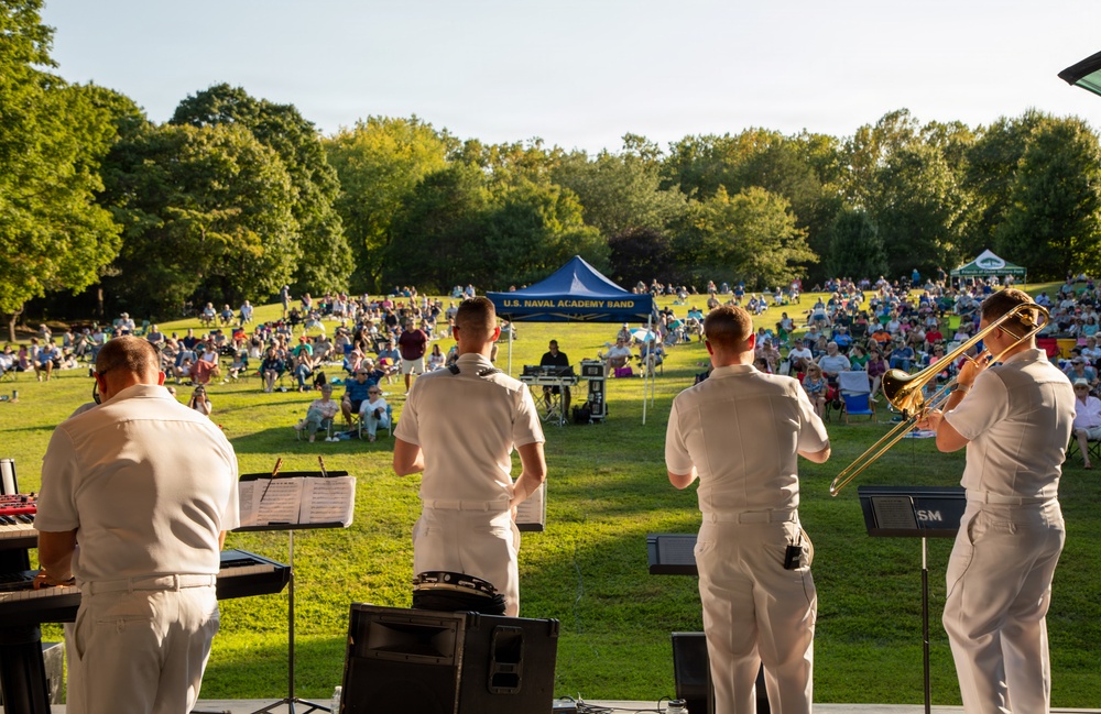 U.S. Naval Academy Band Performs in Quiet Waters Park