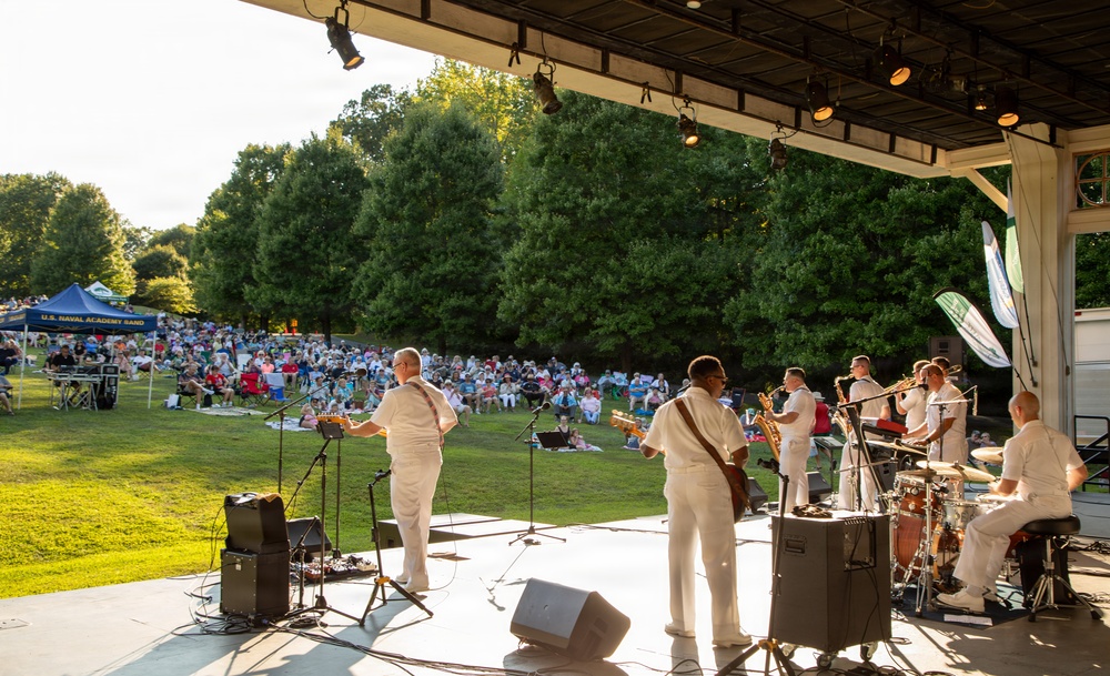 U.S. Naval Academy Band Performs in Quiet Waters Park