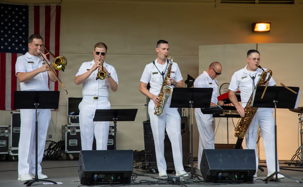 U.S. Naval Academy Band Performs in Quiet Waters Park