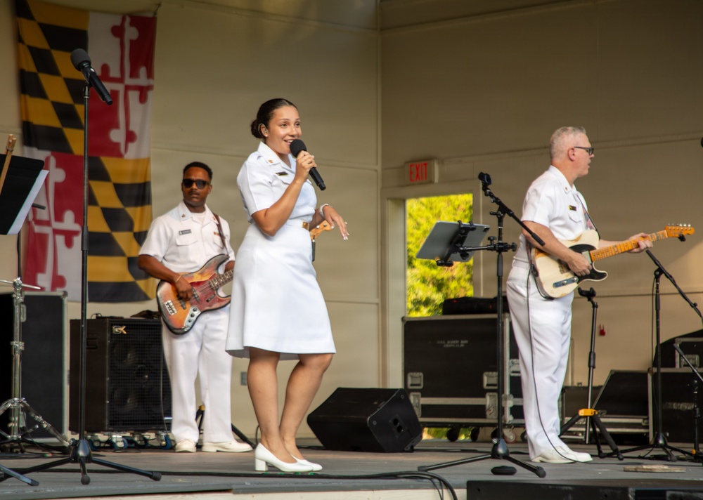 U.S. Naval Academy Band Performs in Quiet Waters Park