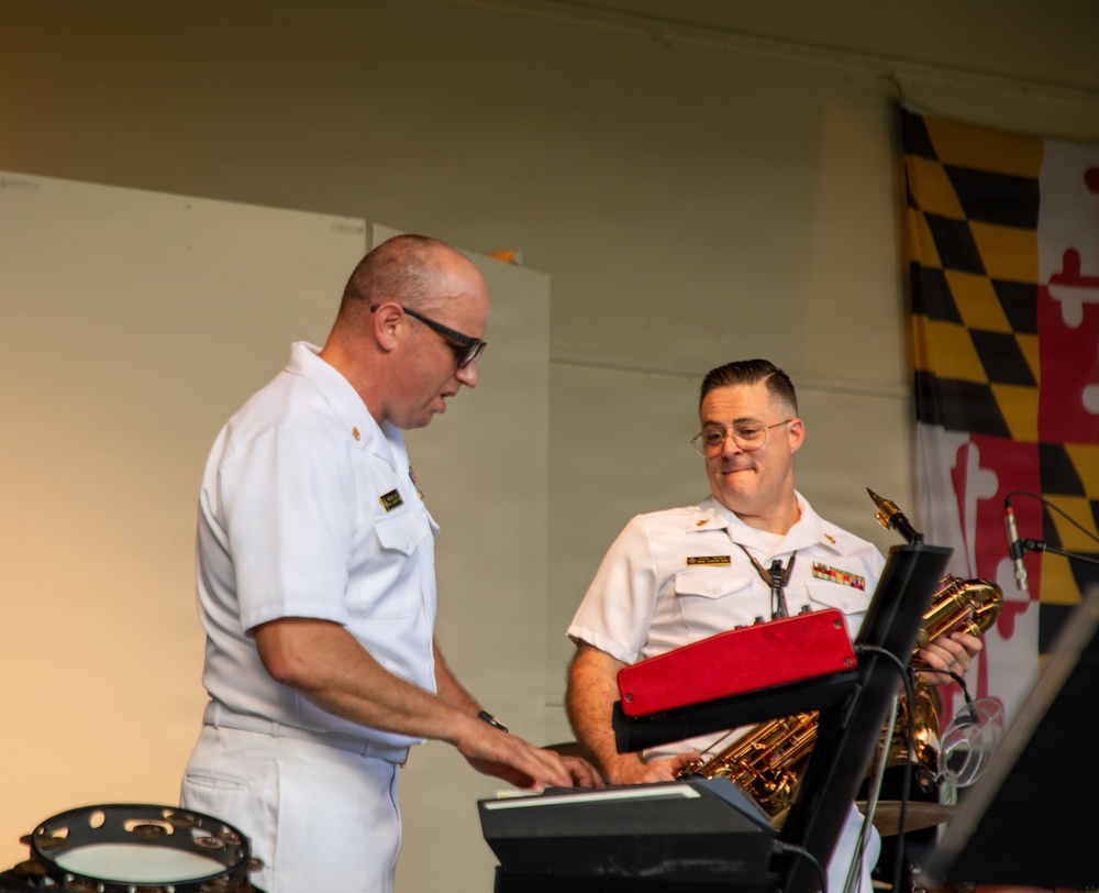 U.S. Naval Academy Band Performs in Quiet Waters Park