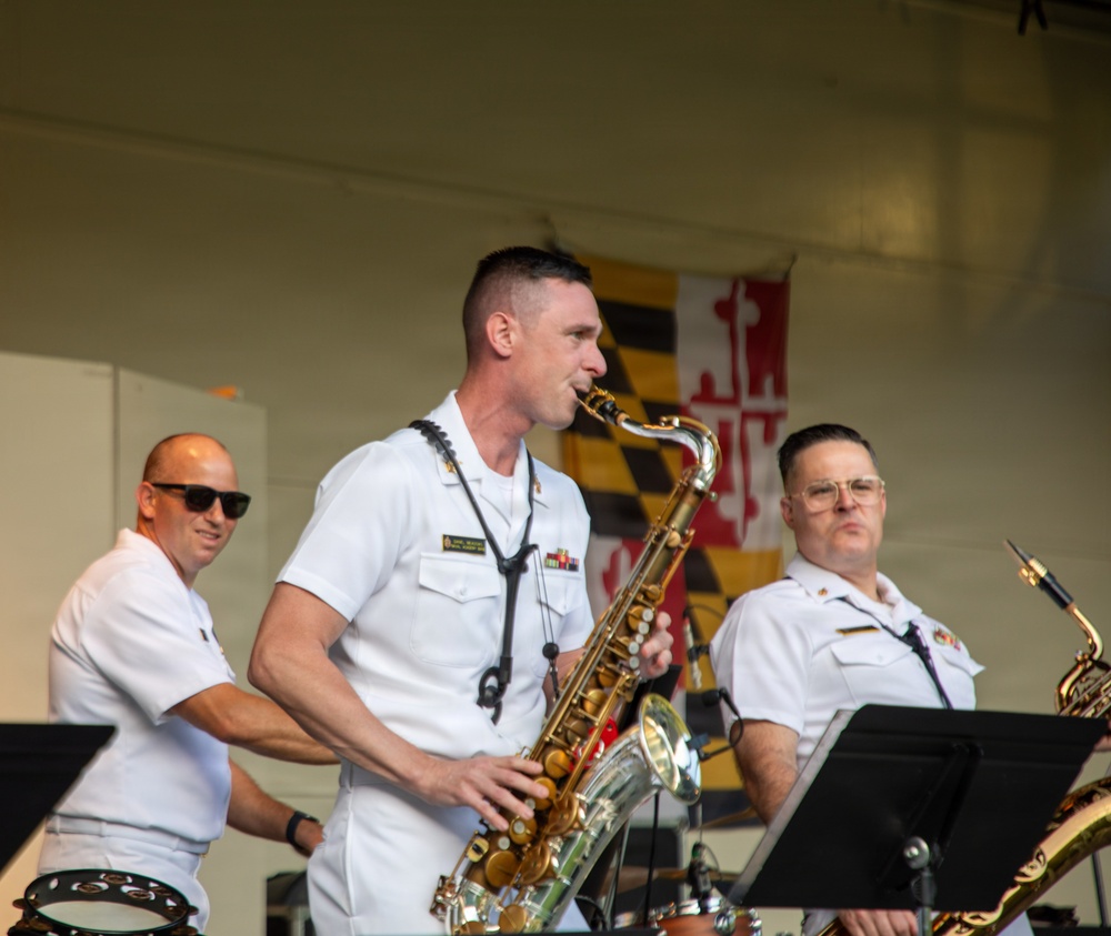 U.S. Naval Academy Band Performs in Quiet Waters Park