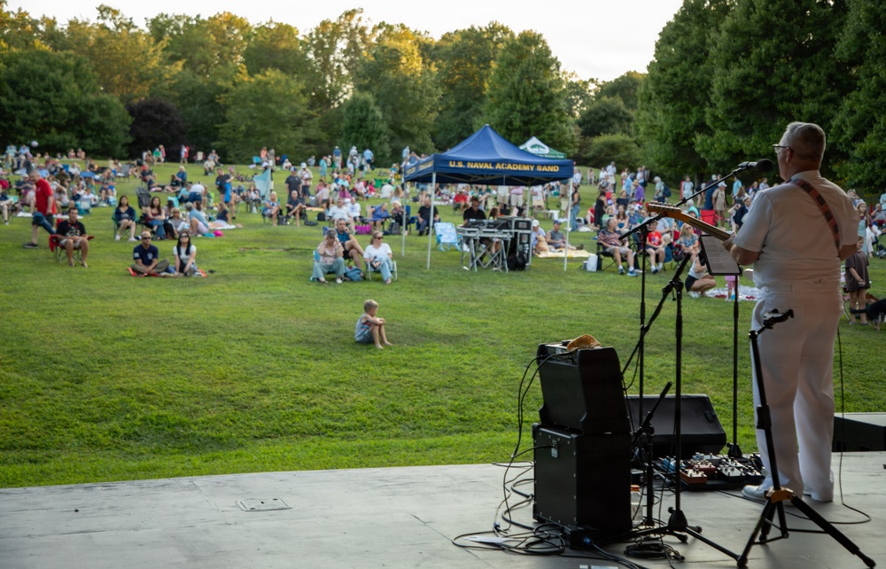 U.S. Naval Academy Band Performs in Quiet Waters Park