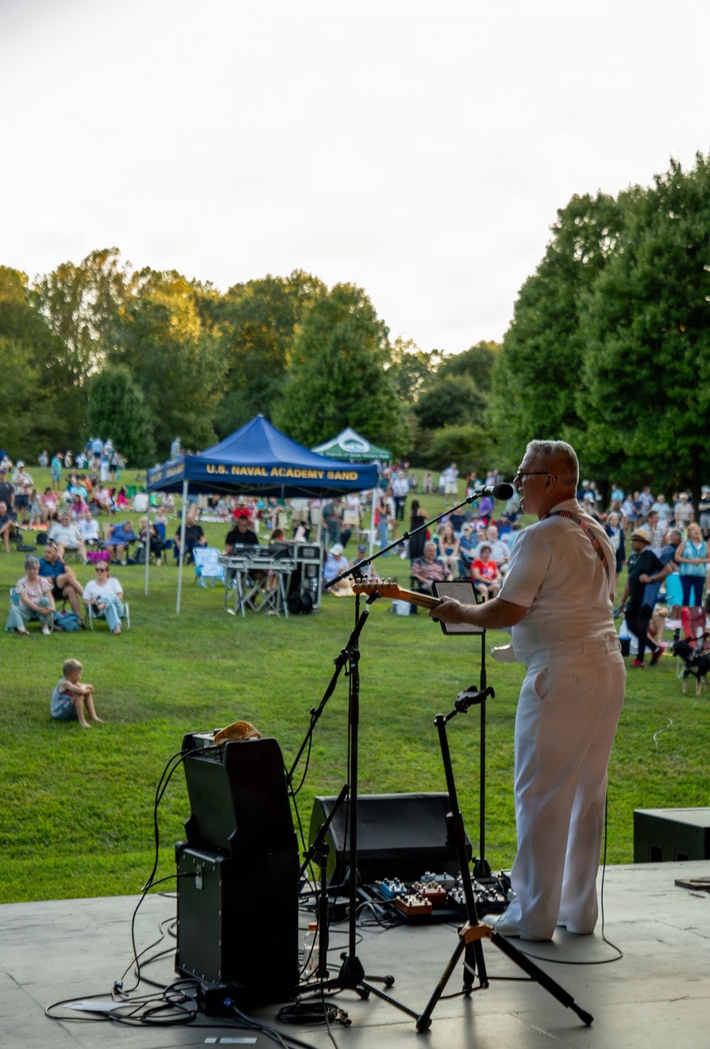 U.S. Naval Academy Band Performs in Quiet Waters Park