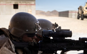 U.S. Marines with Golf Co., 2nd Bn., 1st Marines conduct platoon-level urban assaults