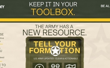 U.S. Army 'Tell Your Formation' Resource Promotional Graphic