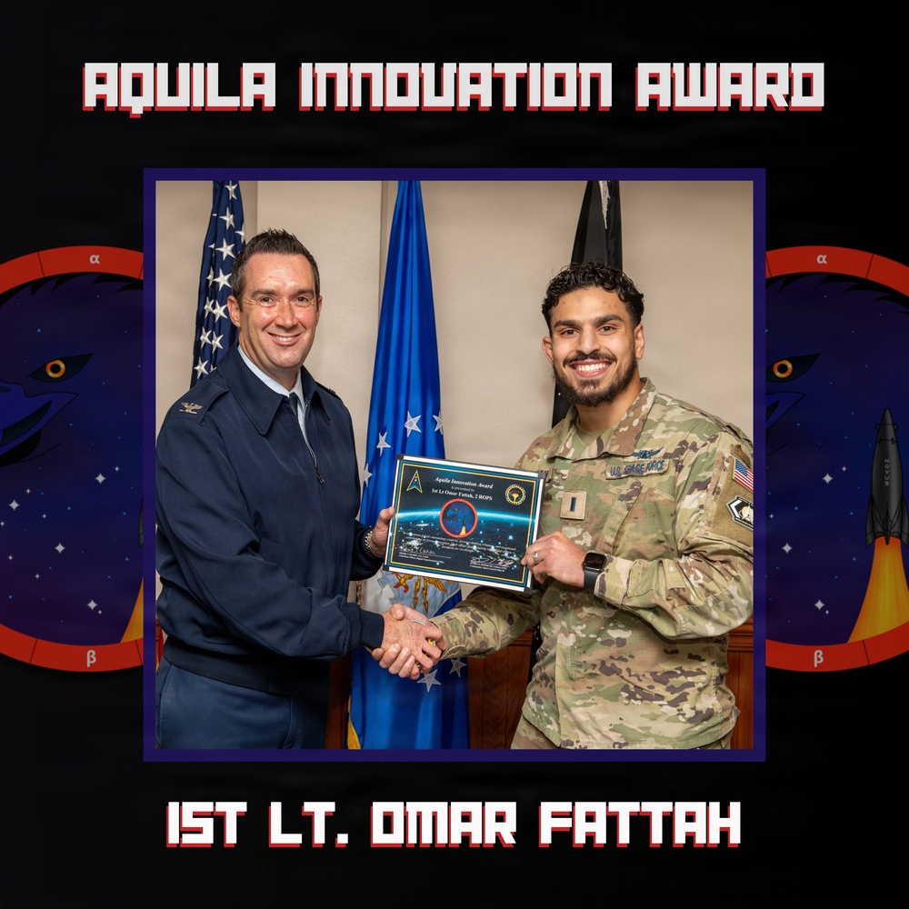 Vandenberg's Aquila Innovation Award: 1st Lt. Omar Fattah