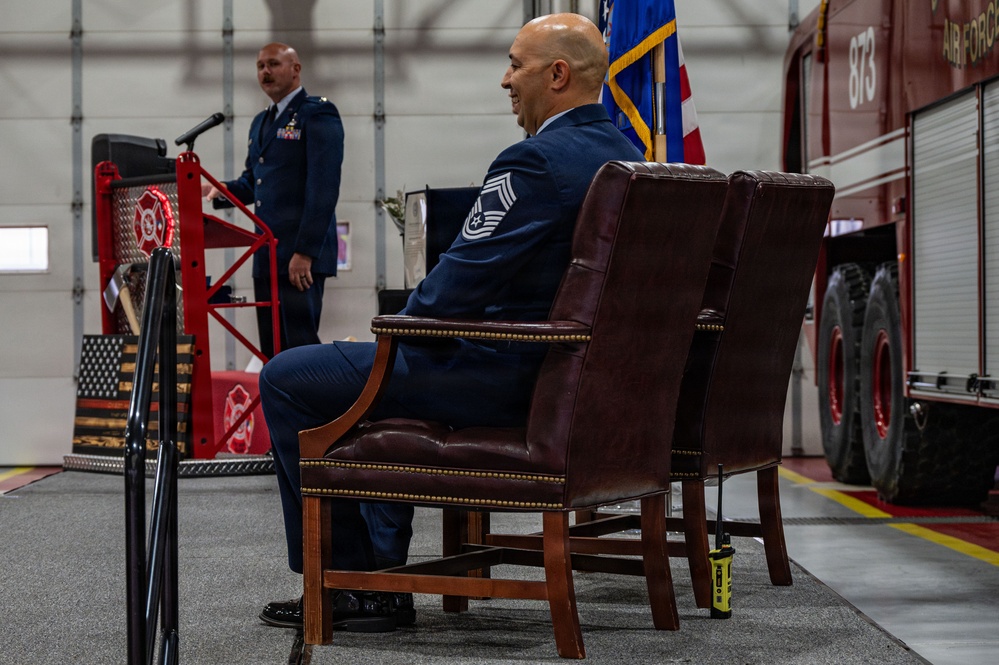 Minot AFB Fire Chief Retires After 27 Years of Service