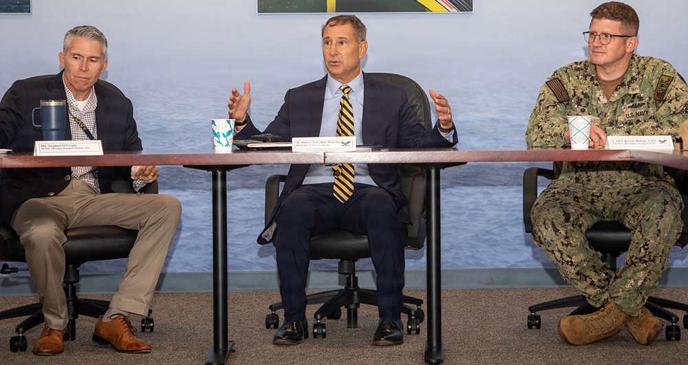 Retired Navy captain encourages NUWC Division Newport employees to build workplace connections