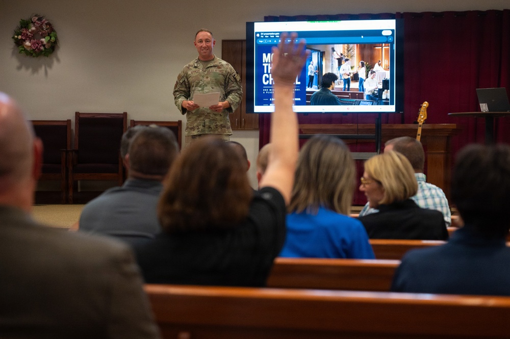 2026 Honorary Commanders tour Wing Staff Agencies