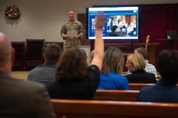 2026 Honorary Commanders tour Wing Staff Agencies