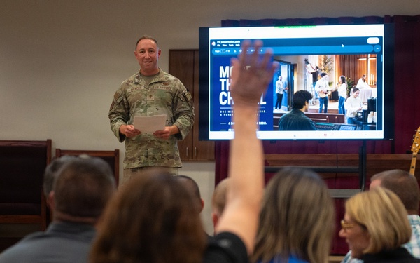 2026 Honorary Commanders tour Wing Staff Agencies