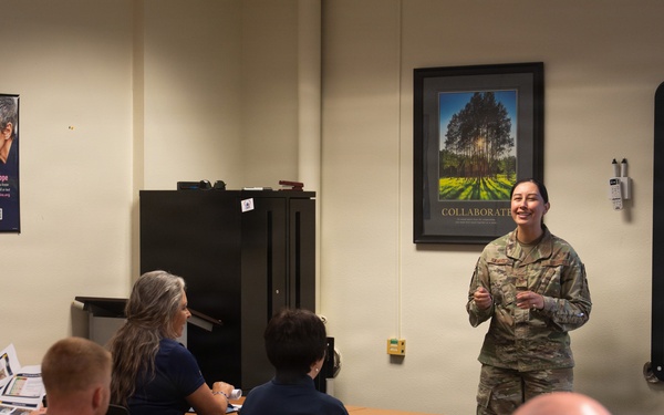 2026 Honorary Commanders tour Wing Staff Agencies