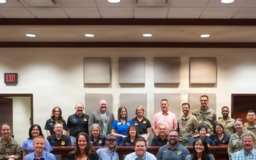2026 Honorary Commanders tour Wing Staff Agencies