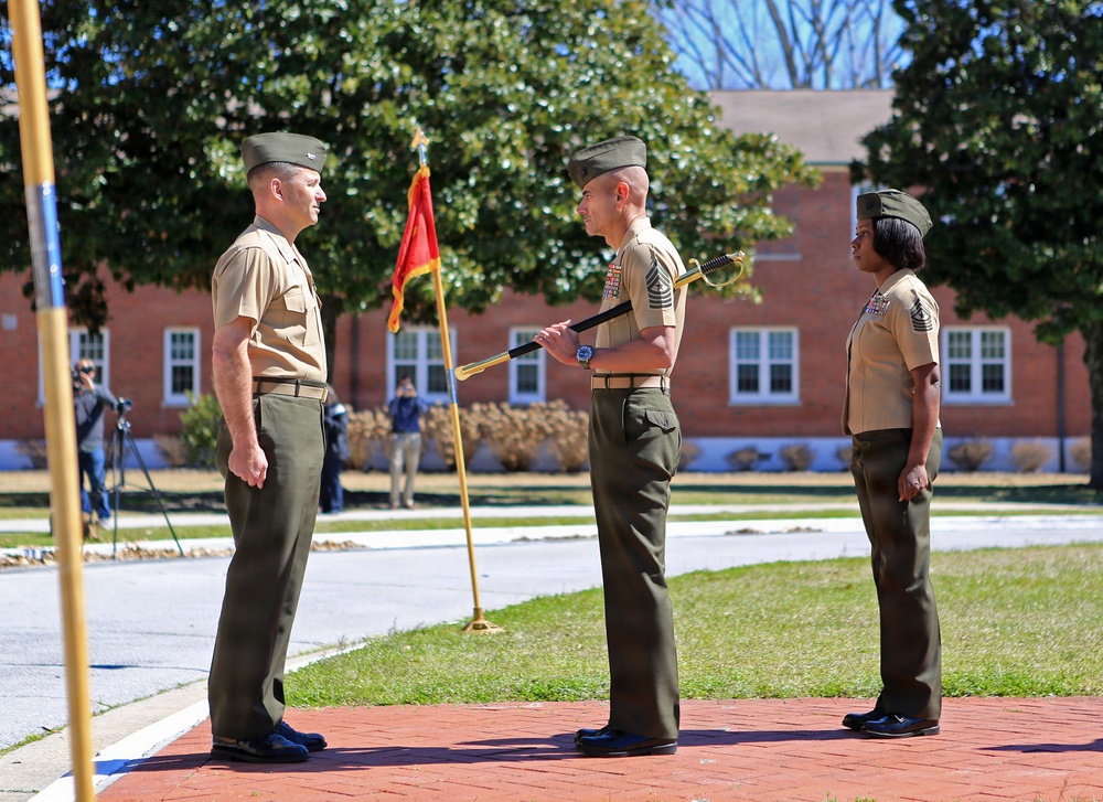 24th Marine Expeditionary Unit welcomes Marine Corps' first female MEU sergeant major