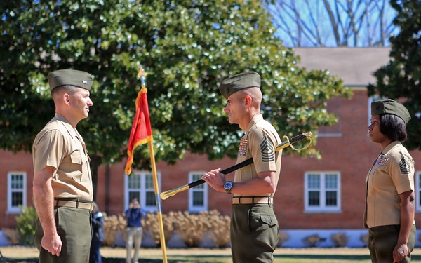 24th Marine Expeditionary Unit welcomes Marine Corps' first female MEU sergeant major