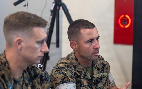 Consul General Ou speaks to Marines at staff NCO symposium