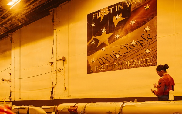 George Washington Moves Ordnance