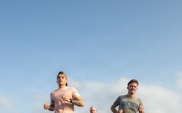 Flight Deck Run on USS George Washington