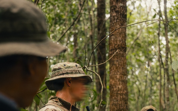 1st Special Force Group (Airborne) Green Berets participate in Jungle Survival Training taught by Indonesia Nation Armed Forces Special Operations