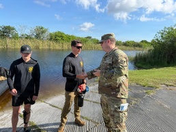 74th Army Dive Detachment team inspects USACE Everglades’ infrastructure