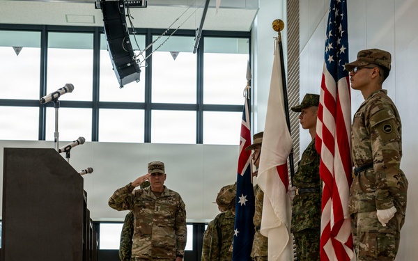 US, Japanese and Australian Forces Host Exercise Yama Sakura 91 Opening Ceremony