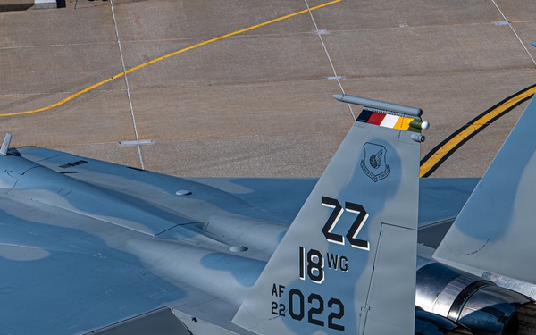 First Kadena-bound F-15EX departs Boeing facility for next milestone at Portland