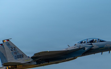 First Kadena-bound F-15EX departs Boeing facility for next milestone at Portland