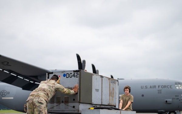 374 AW Airmen depart for airlift mission in Nepal