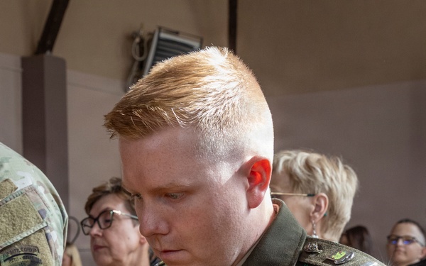 Leaders from 2nd Battalion, 37th Armored Regiment support Polish ceremonies in Orzysz
