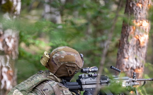 2nd Squadron, 2d Cavalry Regiment conducts team live fir