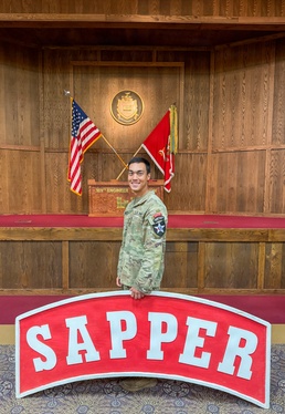First in Six Years: 2ID/RUCD Engineer Earns Sapper Tab, Opens Door for Others