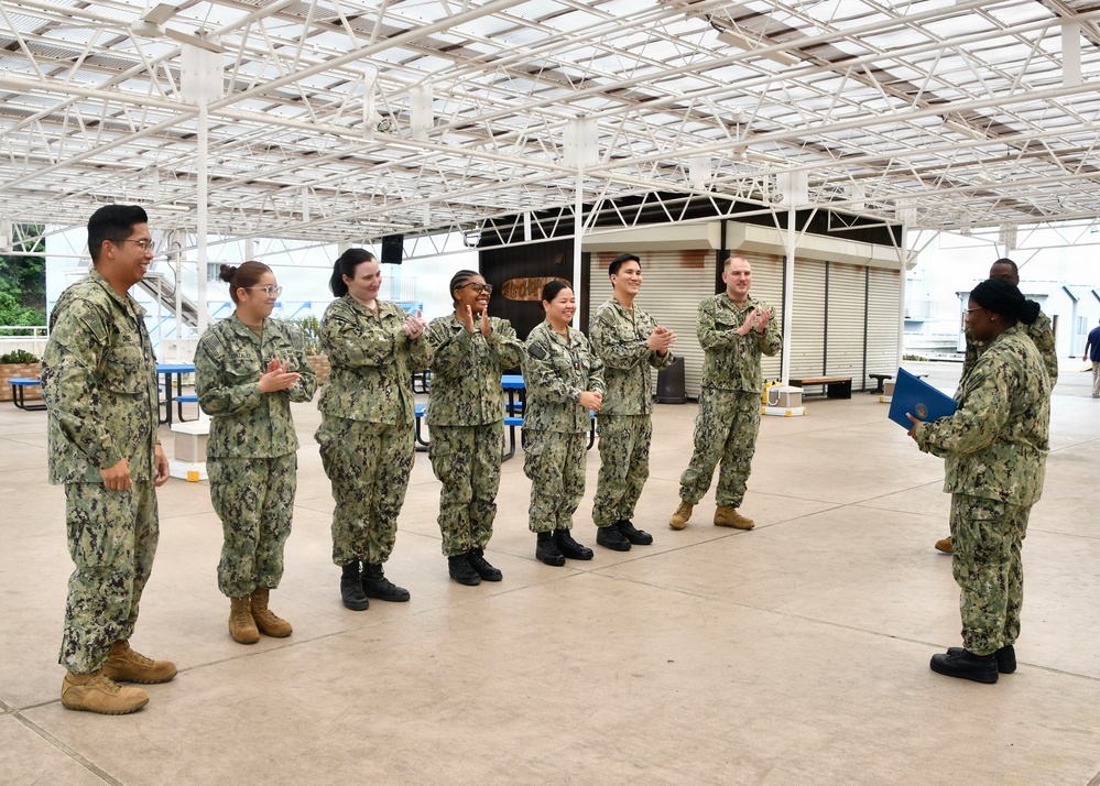 FLCY Recognizes YN2 Barker at Tour's End