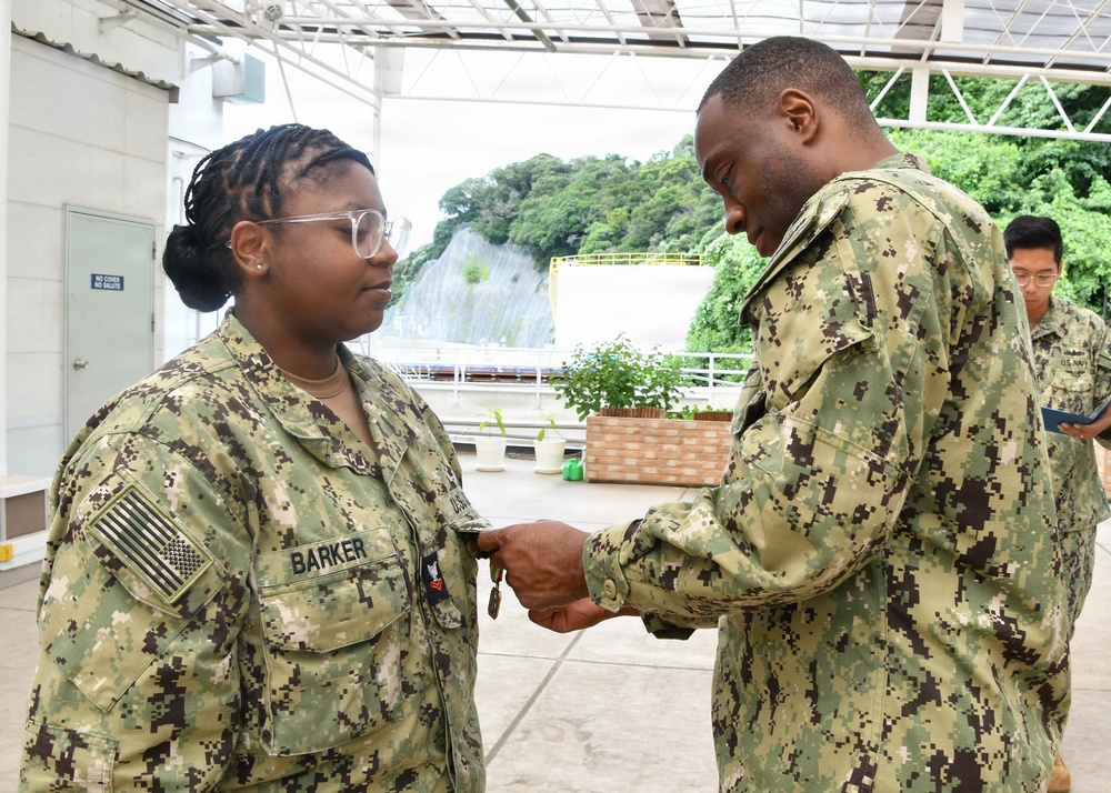 FLCY Recognizes YN2 Barker at Tour's End