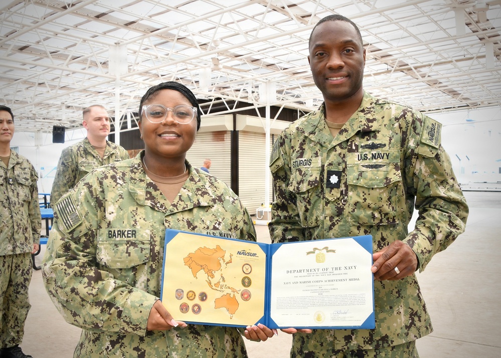 FLCY Recognizes YN2 Barker at Tour's End