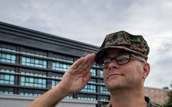 US, Japanese Forces Host Flag Raising Ceremony for Exercise YamaSakura 91