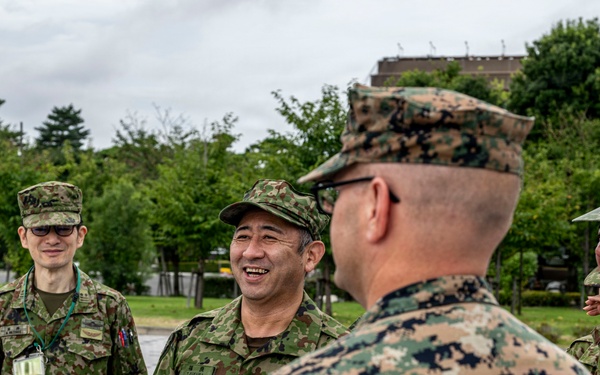 US, Japanese Forces Host Flag Raising Ceremony for Exercise YamaSakura 91