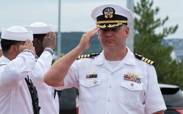 CFAS Hosts Change of Command 2026