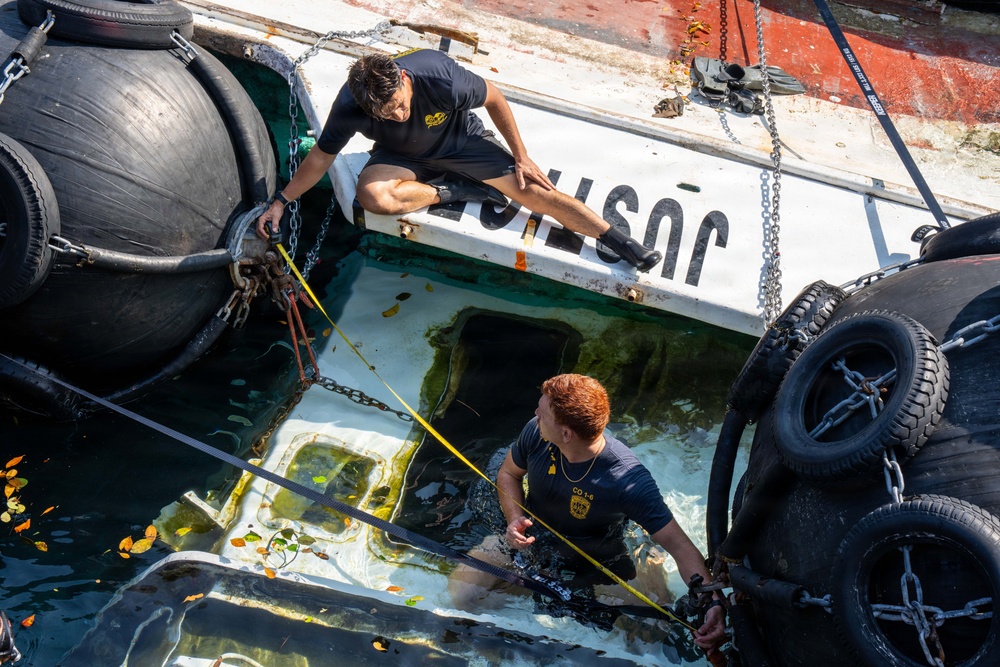 Pacific Partnership 2026 conducts dive and salvage operation in Koror, Palau