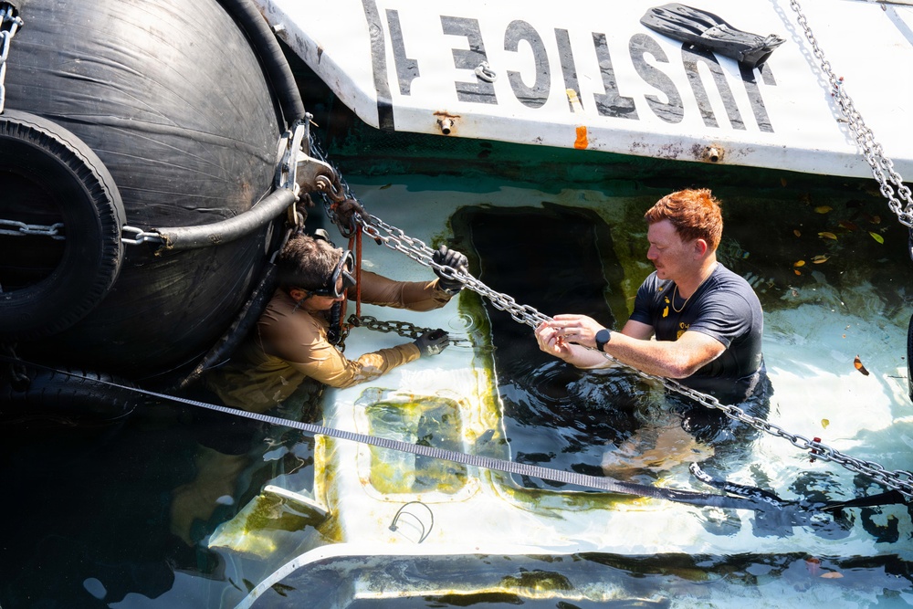 Pacific Partnership 2026 conducts dive and salvage operation in Koror, Palau