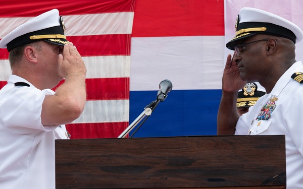 CFAS Hosts Change of Command 2026