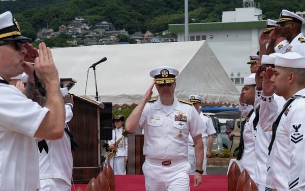 CFAS Hosts Change of Command 2026